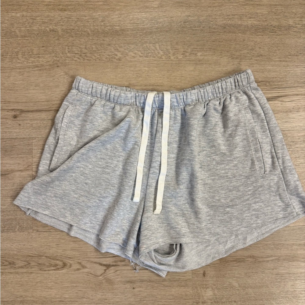 Grey lounge shorts